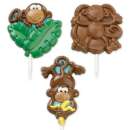 Cute Monkey Lollipop Chocolate Mould